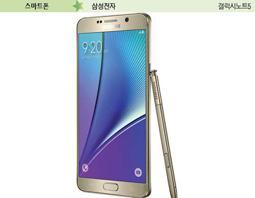 삼성전자 '갤럭시노트5'  삼성전자 제공